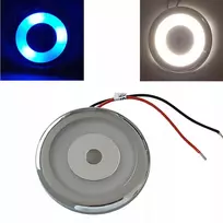 Led lemputė 12v 24v su integruotu reguliatoriumi, šviesos reguliavimas kemperiui jachtai chromas