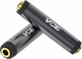 Vce stereo jack kištuko audio 3.5 mm lizdo adapteris 4 kontaktų 3.5 mm lizdas į 3.5 mm lizdą aux dviguba jungtis, 2 vnt.