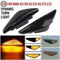 Plaukiojantys led posūkio signalai Bmw X5 E70 X6 E71 X3 F25