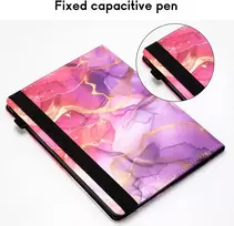 Rostsant pu odinis dėklas, skirtas lenovo tab m10 (3-osios kartos) 10.1 colio - magnetinis stovas, piniginės tipo planšetinio kompiuterio apsauginis dėklas 2022 marmuras
