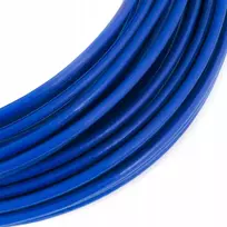 Plieninė trosas su Pvc danga 2/4mm 1x19 Mėlyna 30m