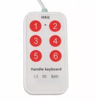 6 klavišų Usb klaviatūra Plug and Play daugiafunkcinis Cs