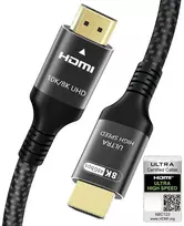 Hdmi 2.1 kabelis 6m, 8k/4k, 48gbps, Earc, Hdr10+, suderinamas su žaidimų Pc ir Tv