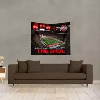 Ohio State Buckeyes Sieninis gobelenas "the Shoe" 86x102 cm