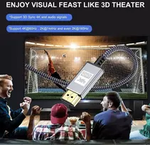 Sweguard 4k Hdmi kabelis 4k @ 60hz 18Gbps didelės spartos Hdmi 2.0 nailoninis pintas kabelis paauksuotomis jungtimis su ethernet garso grįžimo kanalu, suderinamas su video 4k Uhd 2160p Hd 1080p