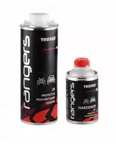 Poliuretano danga Troton Rangers žalia 1kg + 150ml