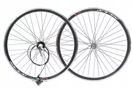 StarsCircle Ratai 28 priekinis galinis shimano nexus 3v juodi stipinai