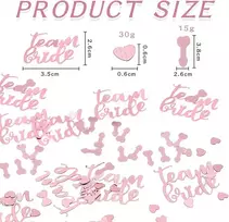 45g dekoratyvinis konfeti rožinio aukso konfeti nuotakos vakarėliui stalo dekoracija kūrybingi personalizuoti konfeti vakarėlio reikmenys