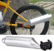 Dviračio išmetimo įrenginys, madingas dviračio turbinos garso efektas turbo vamzdis su kortelėmis