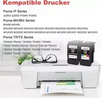 Ankink suderinama rašalo kasetė, pakaitalas pg 545xl cl 546xl canon kasetėms 545 546 xl, skirtoms mg2450 mg2550 mg2950 mg2550s tr4550 tr4551 tr4650 ts3350 ts3450, juoda spalva