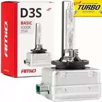 Amio D3s 4300k 35w Xenon Basic lemputė Hid neutrali balta Pk32d-5