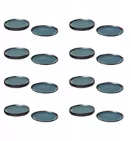 Ikea Gladelig mėlynas 25 cm lėkštės rinkinys (4 vnt.)
