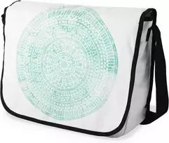 Bonamaison skaitmeninio spausdinimo kurjerio krepšys su juodu dirželiu studentams, krepšys per petį, kurjerio krepšys, krepšys per petį vaikams, mergaitėms, berniukams, dydis: 29 x 36 cm, įvairiaspalvis, kurjerio krepšys