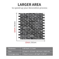 10Pcs Peel and Stick Tile Backsplash, Self-Adhesive Backsplash Tile for Kitchen in Modern White 30.5X30.5cmX10Pcs