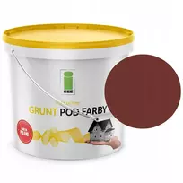 Gruntas silikoniniams fasadiniams dažams raudonai rudas atspalvis rudas 10l