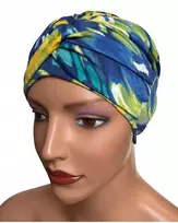 Paruošta kepurė Sara 387 turbanas iš viskozės, tinkamas ir po chemoterapijos