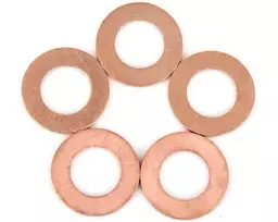 X Autohaux varinė plokščia poveržlė sandarinimo žiedas automobiliui 12 x 22 x 1,5 mm, 5 vnt.