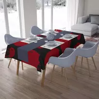 Bonamaison virtuvės dekoratyvinė staltiesė raudona juoda 140 x 200 cm - sukurta ir pagaminta Turkijoje