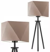 Globo Lighting Volta Light Factory naktinė lemputė ant stalo, led stalinė lempa, biuro, e27, smėlio spalvos