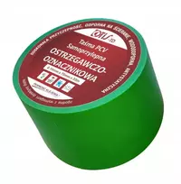 Profesionali įspėjamoji Pvc juosta 75mm/33m Žalia - Patvari ir gerai matoma