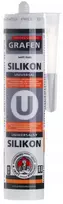 Universalus silikonas Grafen Professional, baltas, 280 ml
