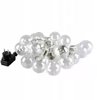 Lauko led girlianda Smolder 20 su maitinimo šaltiniu, 5,3 m
