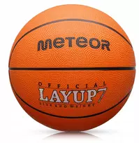 Krepšinio kamuolys vyrams suaugusiems Meteor Layup #7 guminis