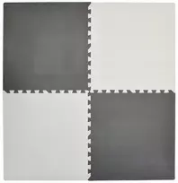 Haba Humbi putų kilimėlis, didelės putų dėlionės 120x120, 4 vienetai, dvi spalvos