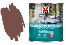 V33 Dažai įvairiems paviršiams Direct rudas metalui, medžiui, antikoroziniai, nuo rūdžių