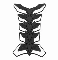 Generic Tank pad lipdukas ant bako, motociklo tankpad juodai baltas