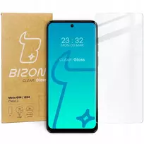Bizon grūdintas stiklas, skirtas Motorola Moto G14/g54/g54 Power/g55 ekranui