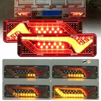 2x Led galinis kombinuotas žibintas priekabai, platformai, automobiliui