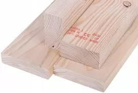 Tašas 45x170 mm C24 konstrukcinė mediena skandinaviška eglė 2100 mm