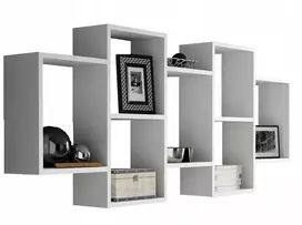 Pakabinama lentyna Lentyna Wiszący sieninė lentyna Naścienny Polo Bis Baltas 147 cm