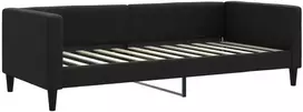 Lova Sofa, juodos spalvos, 90x200cm, audinys