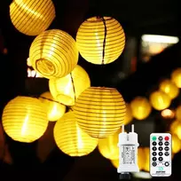 Led žibintai, girliandos, lauko maitinimas, 10 m, 50 led, praplečiamos, 8 režimai, girliandos, žibintas su nuotoliniu valdymu, atminties funkcija, laikmatis, kištukas, žibintas kalėdoms, terasai, balkonui, sodui