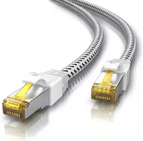 Csl Cat 7 Ethernet tinklo kabelis, 10Gbps, baltas, 10m