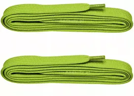 Pistacijų spalvos plokšti batraiščiai sportiniams batams 7 mm, 90 cm