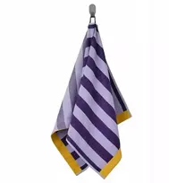 Rankšluostis Frotte 50x100 Ikea Enskotmal, violetiniai dryžiai