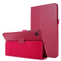 Atverčiamas dėklas Samsung Galaxy Tab A 10.1 T510 T580 planšetiniam kompiuteriui Dangtelis Tab A9+A11+plus 11 X210 A8 10.5 PU odos Fundas Coque Tab A7 Lite(8.7inch) ryškiai rožinė