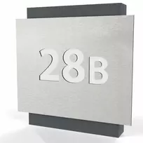 Apšviestas namo numeris, lentelė, adreso lentelė In-an Led 35x35