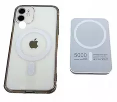 Greitas indukcinis Powertop powerbank'as, skirtas Magsafe 12 13 14 15 Mini, belaidis, 5000 Mah