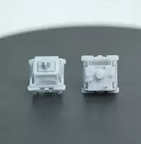 Gateron Smoothie Sidabrinis klaviatūros jungikliai, linijiniai Rgb Led 5 kontaktų, gamykliškai iš anksto sutepti 45gf, pilnas Pom klavišų jungiklis, skirtas Mx mechaninei klaviatūrai (105 vnt.)