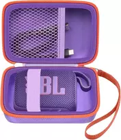 Kompiuterio kolonėlės Dėklas Jbl Go 4/3/2 Bluetooth garsiakalbiui – Nešiojamas, atsparus smūgiams, violetinis