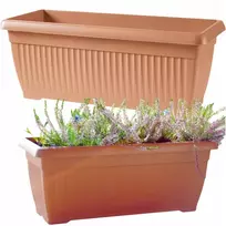 Dėžutė gėlių vazonas Terra Dtt600 terakotos spalvos