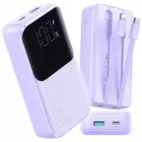 Joyroom 30w Power Bank 10000mah su integruotais Lightning/usb-c kabeliais