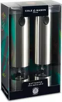 Elektrinis druskos ir pipirų malūnėlis Cole & Mason 21 cm