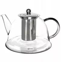 Virdulys Orion Stiklinis arbatinukas-užplikytuvas su sieteliu arbatai ir žolelėms, 1650 ml