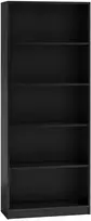 Top E Shop Topeshop lentyna 60cm spintelė R60 knygoms juoda svetainei, biurui, kabinetui