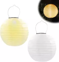 2 žibintų rinkinys saulės energija lauko: Wiyety 25 cm led žibintas vandeniui atsparus nailoninis pakabinamas sodo žibintas atsparus oro sąlygoms sodo žibintai saulės energija sodui, kiemui, terasai, vestuvėms, Helovino vakarėlio dekoravimui